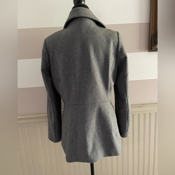 Kristen Blake Women's Gray Pea Coat - Picture 11 of 11